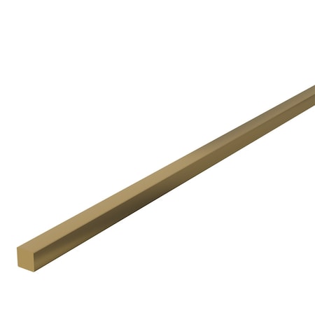 Designs Of Distinction .25" Decorative Aluminum Bar - Satin Brass 01110810SB1